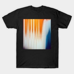 Tropical Sunset #2 Contemporary Glitch Art T-Shirt